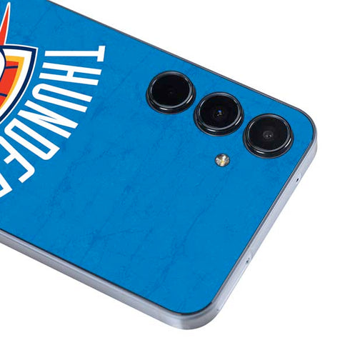 NBA OKC Thunder Distressed Galaxy A35 5G Skin